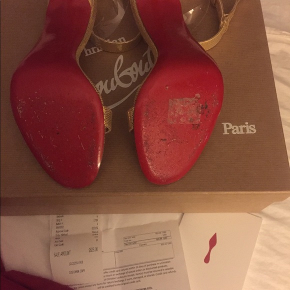 Perfect gold Christian loubies - Picture 3 of 5